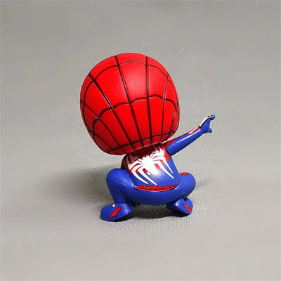 Marvel Avengers Spider Man Cute Action Figure Posture Anime Decoration Collection Figurine Toy Model Ornaments Children Gift