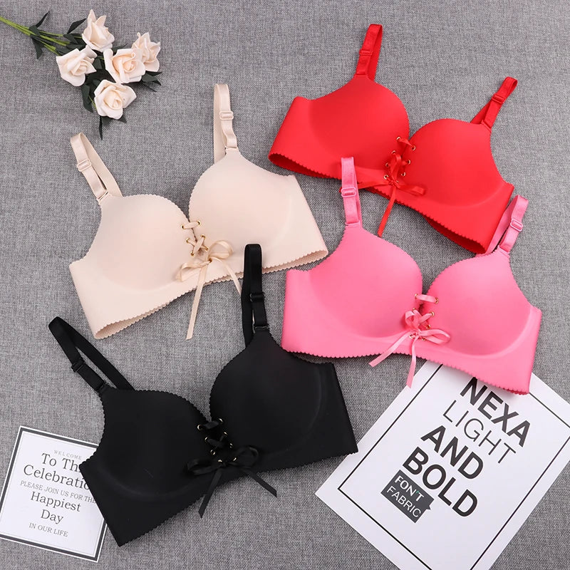 Seamless Bra Sexy Bras For Women Fashion Push Up Lingerie Wireless Bralette Cotton Brassiere  Underwear Female Intimates