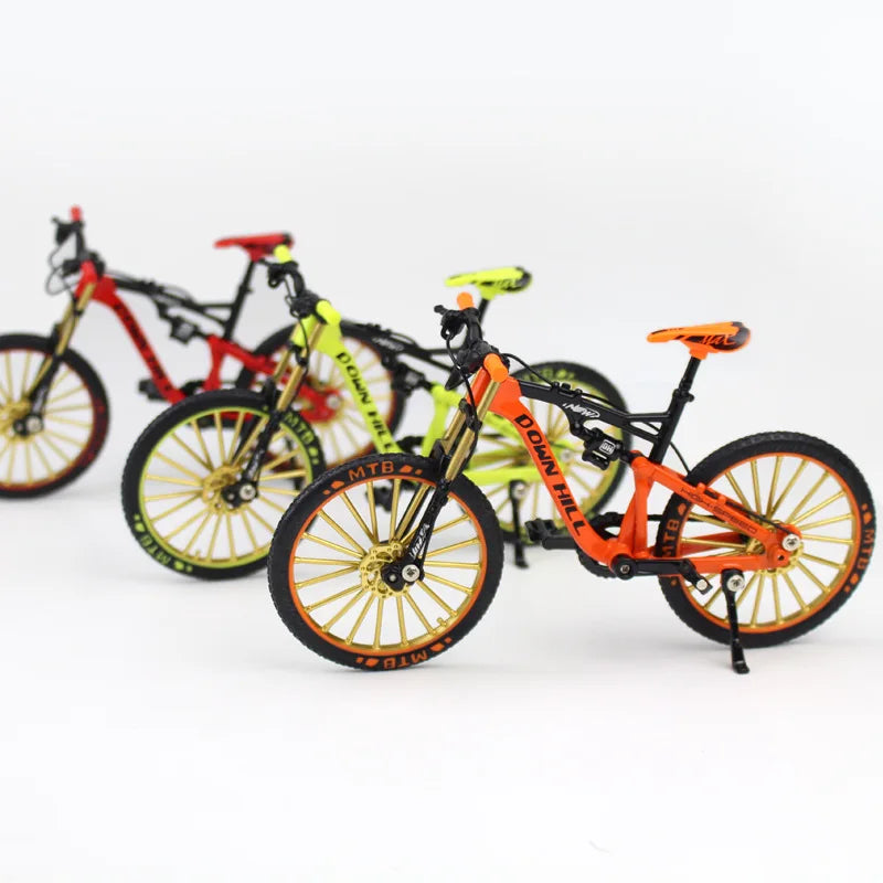 1:10 New Mini Finger Mountain Alloy Bicycle Diecast Simulation Model Miniature Racing Metal Bike Collection Toys for boys