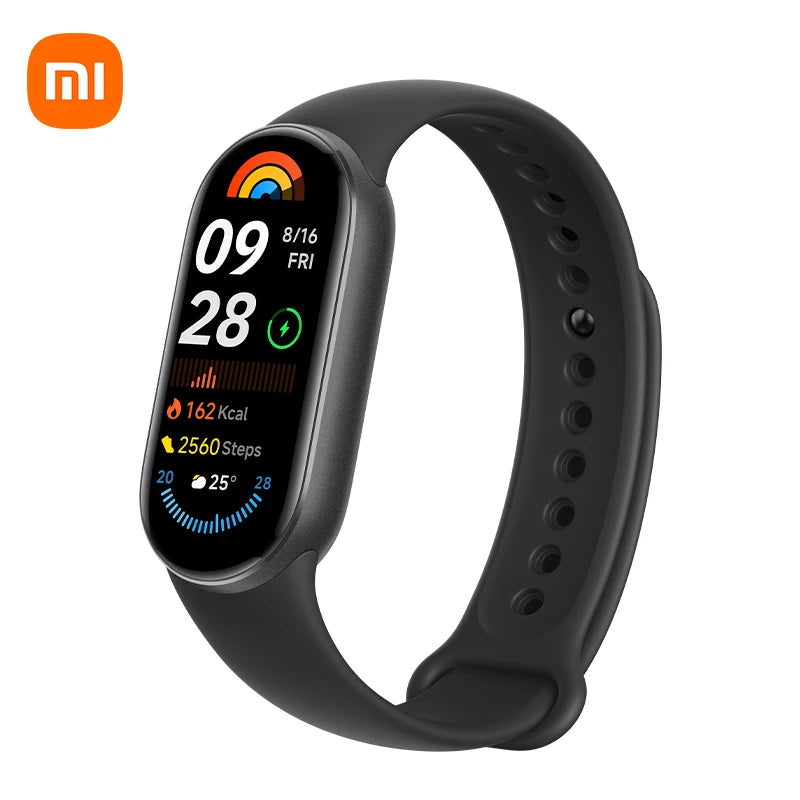 الإصدار العالمي من سوار Xiaomi Smart Band 9 مع أكثر من 150 وضعًا رياضيًا وشاشة AMOLED مقاس 1.62 بوصة وإطار معدني ملون ومراقبة الأكسجين في الدم طوال اليوم