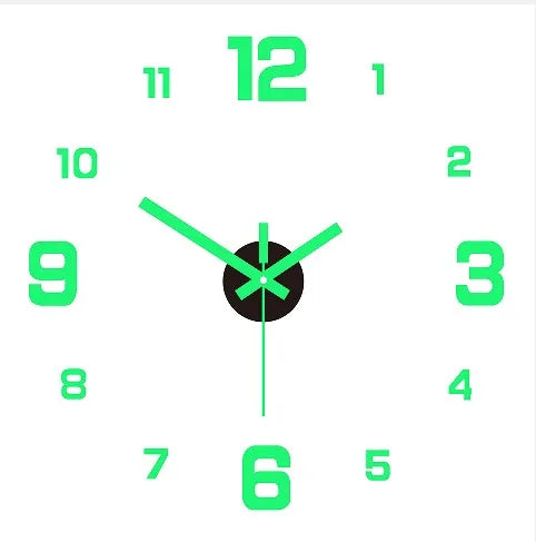 2023 Modern Design Large Wall Clock 3D DIY Quartz Clocks Fashion Watches Acrylic Mirror Stickers Living Room Home Decor Horloge