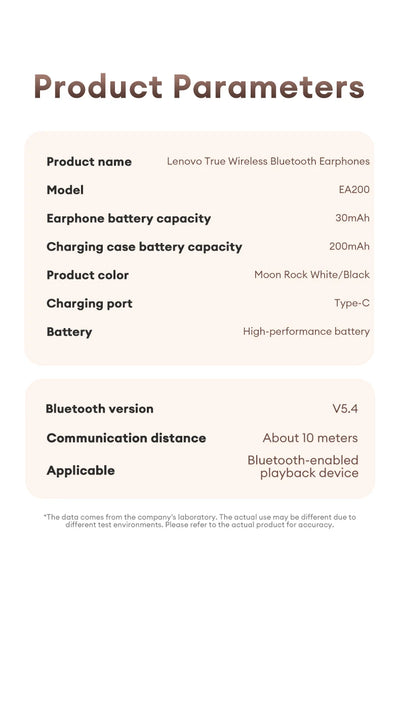 Choice Original Lenovo XT62 EA200 TWS Wireless Bluetooth V5.4 Stereo Headset High Quality Earbuds Noise Reduction Game Earphones