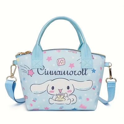 Miniso Lightweight Stylish Sanrio Handbag Cute Handbag Large-capacity Woman Convenient Shopping Bag Hellokitty Crossbody New