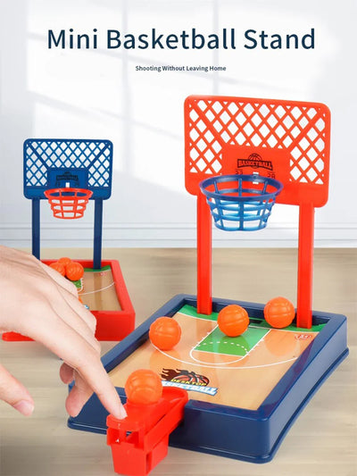 Mini basketball machine desktop portable travel or office game set, suitable for indoor or outdoor use. Fun toys Christmas gifts