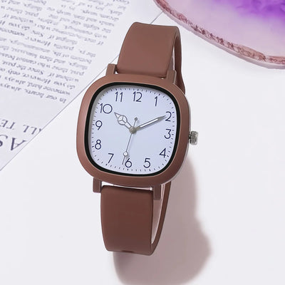 Fashion Brand Bear Women Quartz Watch 2024 Ladies Casual Silicone Jelly Watches Clock Girl Gift Zegarek Damski