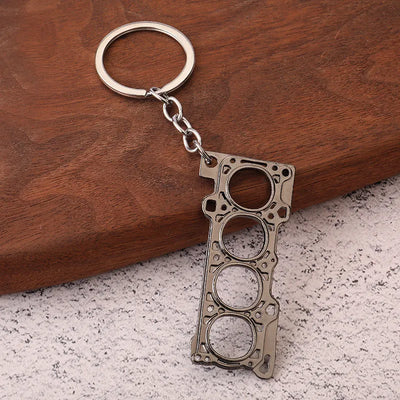 Creative Gear Head Keychain Speed Gearbox Keyring for Car Key Turbo Hub Brake Disc Pendant Shock Absorber Keys New Wholesale