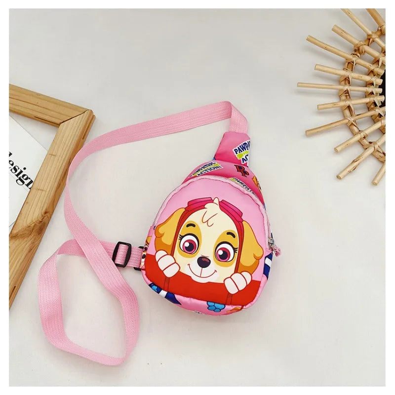 Paw Patrol Chest Bag Kids Children Mini Outdoor Shoulder Bags Boys Girls Paw Patrol Bag Costume Accessories Students Baby Bag