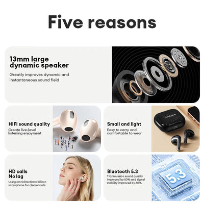 Original Lenovo LP40 Plus Bluetooth Wireless Headset Noise Reduction Headphones Stereo Sports Earbuds With Mic Gaming Headset