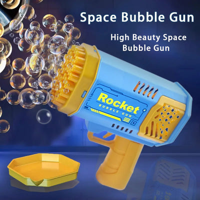 40 Hole CHILDREN'S Outdoor Toy Bubble Gun Electric Toy Blowing Bubbles (Without Bubble Water)