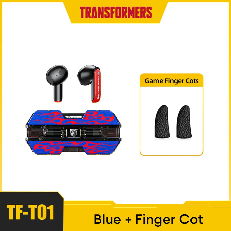 Transformers TF-T01 TWS Earphones Bluetooth 5.3 Wireless Earphone Low Latency HIFI Stereo Headset Gaming Music Dual Mode Earbuds