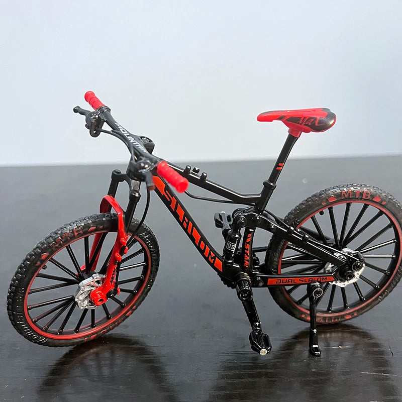 1:10 Mini Model Alloy Biycle Diecast Mountain Finger Racing Red Bike Adult Simulation Collection Gifts Toys for boys 14+