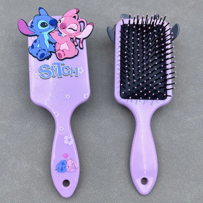 Miniso Disney Animation Lilo & Stitch Comb Series Cartoon Stitch Peripheral Air Cushion Massage Comb Children Girl Student Comb