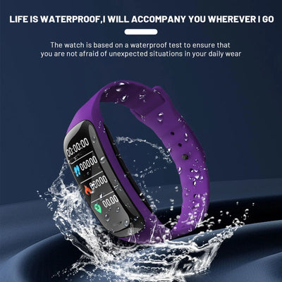 C1Plus Smart Watch Men Women Bluetooth Step Counting Sports Bracelet Fitness Tracker Heart Rate Blood Pressure Sleep