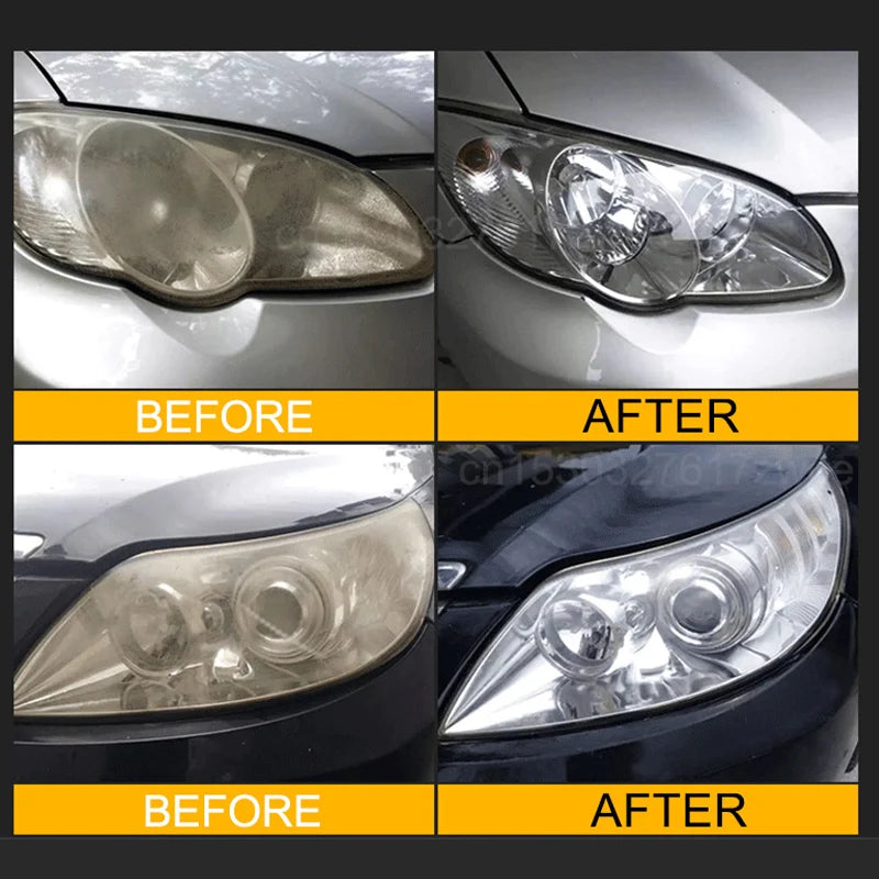 Car Headlight Restoration Polishing Kits Headlamp Scratch Remover Repair Auto Cleaning Remove Oxidation Headlight Polish Liquid