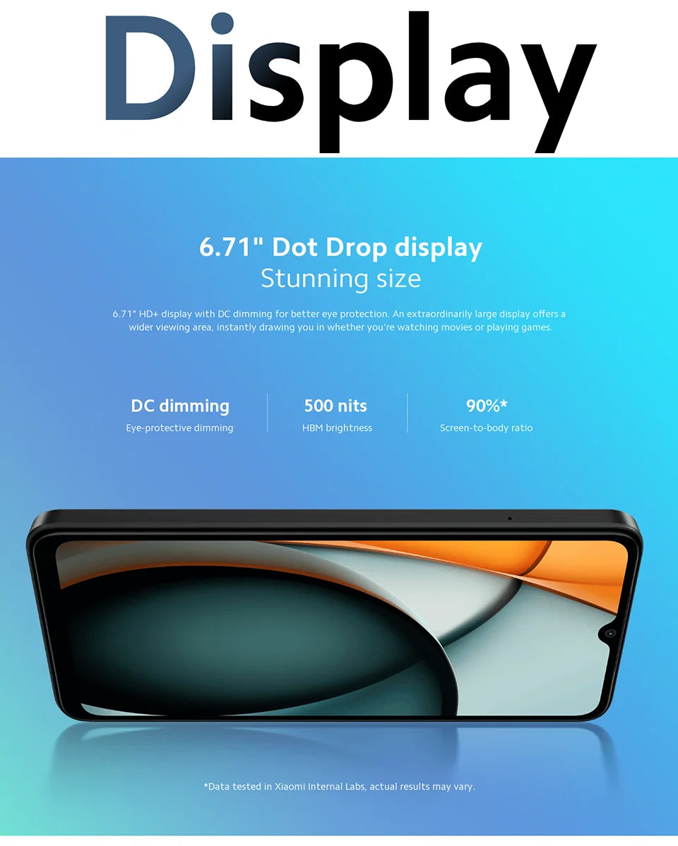 Global Version Xiaomi Redmi A3 Smartphone 64GB / 128GB ROM 6.71" Dot Drop display MediaTek Helio G36 5000mAh Battery 8MP Camera