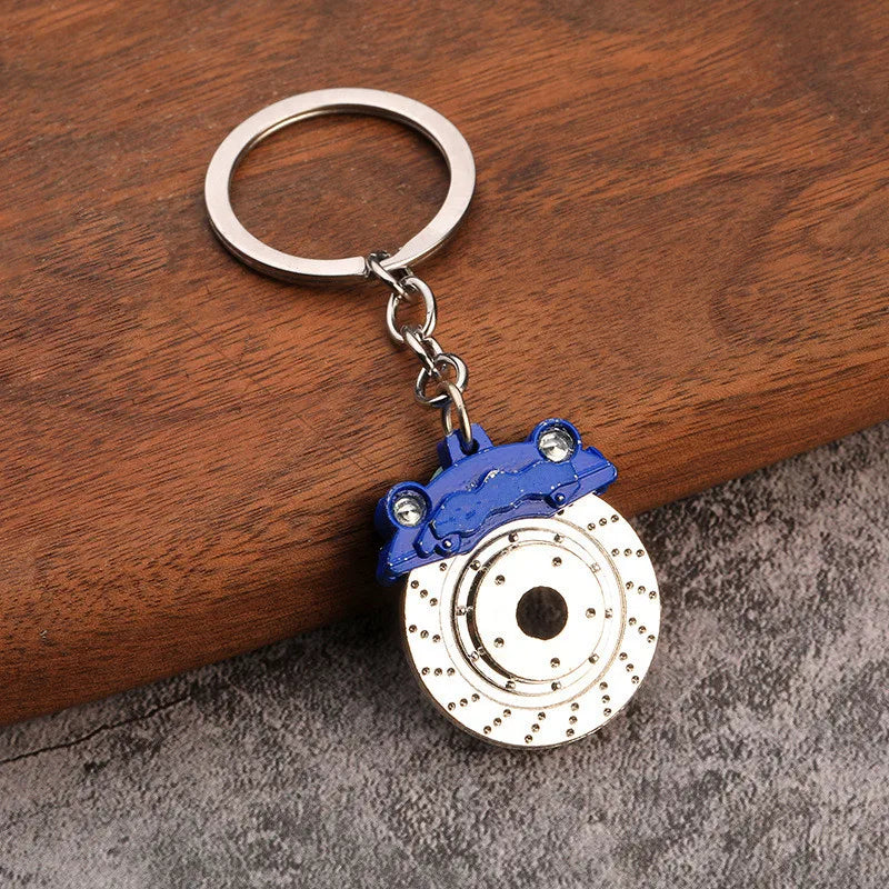 Creative Gear Head Keychain Speed Gearbox Keyring for Car Key Turbo Hub Brake Disc Pendant Shock Absorber Keys New Wholesale