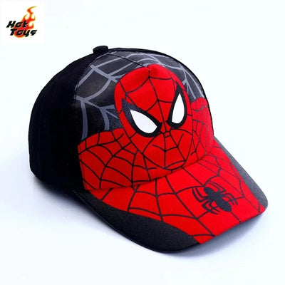 HotToys Spiderman Baseball Cap Superhero Peripheral Boys Girls Hats Cosplay Props Sunhat Childrens Gift Fashion Accessory 3-7y