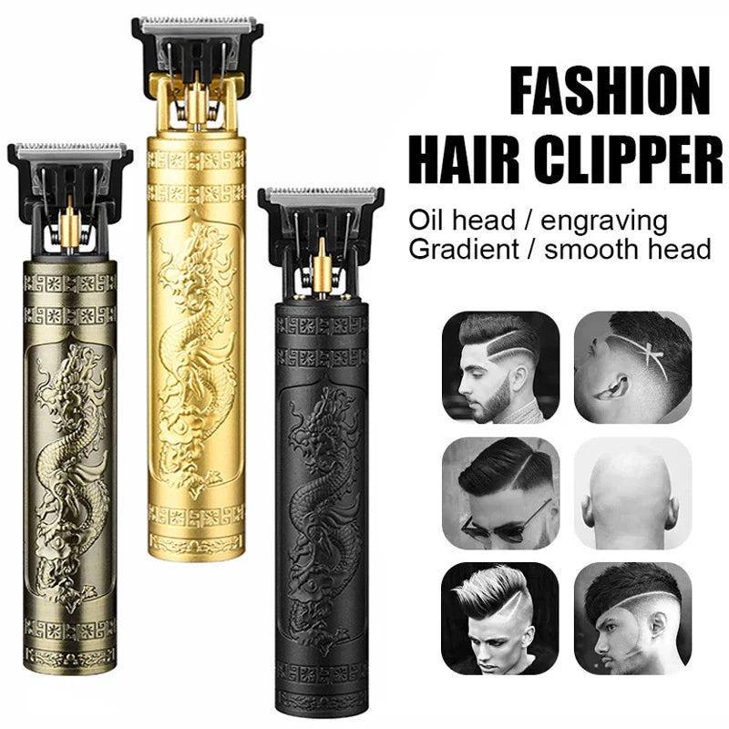 Vintage T9 Hair Cutting Machine Professional Hair Clipper Barber Men Hair Trimmer Shaver Electric Body Hair Beard Shaving