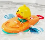 1 Pc Little Yellow Duck Kayak Toy Swimming Pool Bathroom Toy