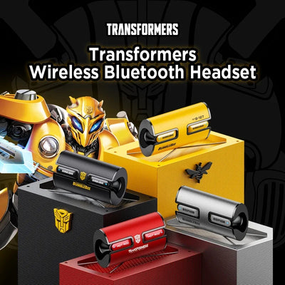 Transformers TF-T02 New TWS Wireless Bluetooth V5.3 Earphones Gaming Music Dual Mode Headset HiFi Sound Low Latency Headphones