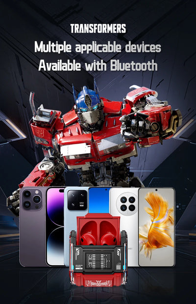 Transformers MG-C03 Bluetooth 5.3 TWS Wireless Earphones Gaming Music Dual Mode Headset HiFi Sound Low Latency Headphones