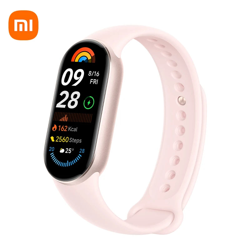 Fast Shipping Global Version Xiaomi Smart Band 9 1.62''AMOLED 150+ sports modes 21-day battery life* sleep SpO₂ monitoring* band