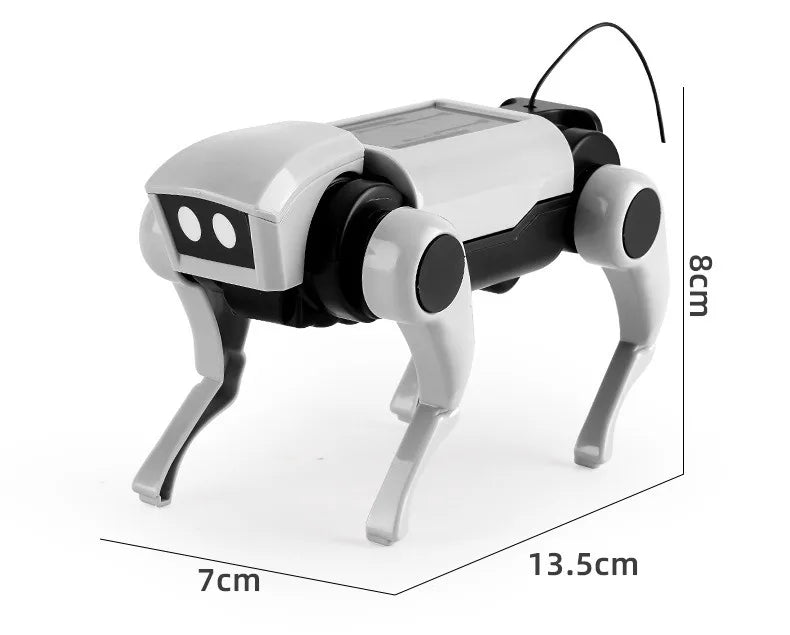 Rc Robot Children's Remote Control Mechanical Dog Toy Science Teaching Diy Assembling Model Electric Set Toys for Boys Kids Gift