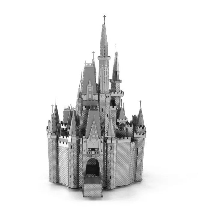 3D Metal Puzzle Cinderella Castle DIY Model Building Kit Adult Toys Birthday Gift