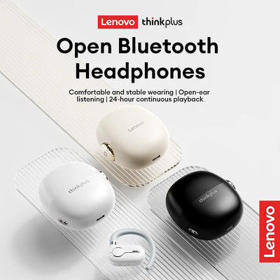 New Lenovo LP81 OWS Wireless Bluetooth V5.4 Headset 24H Ultra Long Battery Life Game Earbuds HiFi Sound Sports Headset With Mic