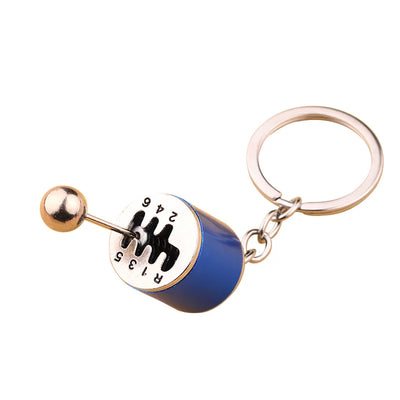 Mini Turbo Turbocharger Keychain Creative Gear Head Keychain Speed Gearbox Keyring For Car Key