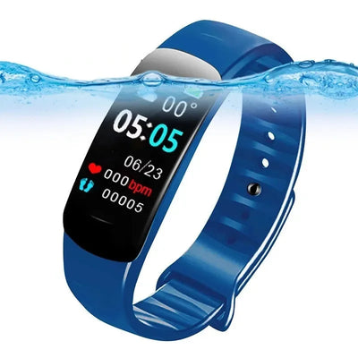 C1Plus Smart Watch Men Women Bluetooth Step Counting Sports Bracelet Fitness Tracker Heart Rate Blood Pressure Sleep