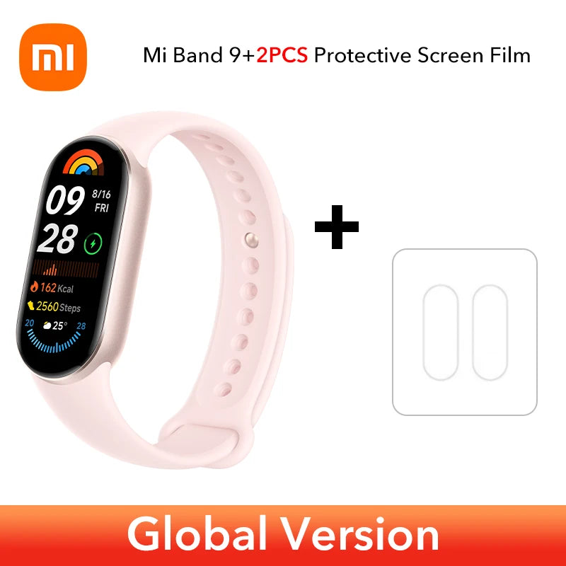 الإصدار العالمي من سوار Xiaomi Smart Band 9 مع أكثر من 150 وضعًا رياضيًا وشاشة AMOLED مقاس 1.62 بوصة وإطار معدني ملون ومراقبة الأكسجين في الدم طوال اليوم