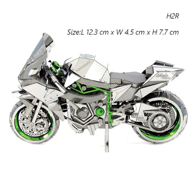 3D Metal Puzzle Super Sport Car DIY Handmade Vehicle Assembly Model Jigsaw Puzzle Toys For Adult Kids