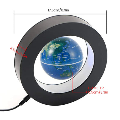 Magnetic Levitation Globe Birthday Gifts Electronic Antigravity Lamp Novelty Ball Light LED World Map Home Decoration Floating