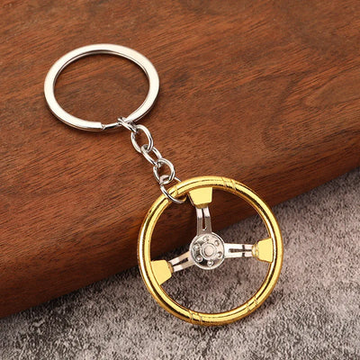 Creative Gear Head Keychain Speed Gearbox Keyring for Car Key Turbo Hub Brake Disc Pendant Shock Absorber Keys New Wholesale