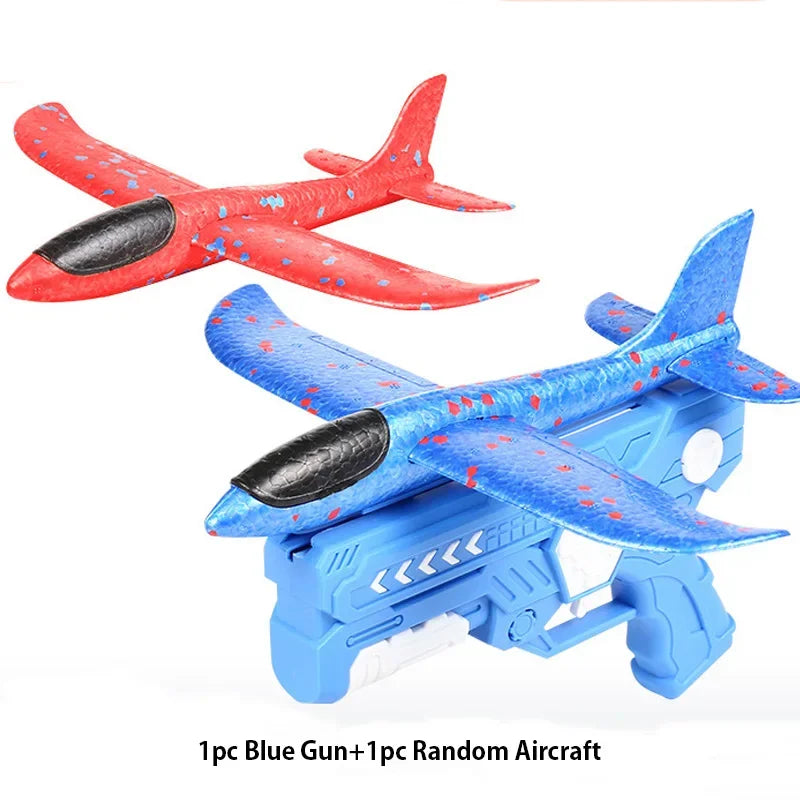 Children's Foam Ejection Aircraft Toys Parent-Child Interaction Outdoor Foam Aircraft Park