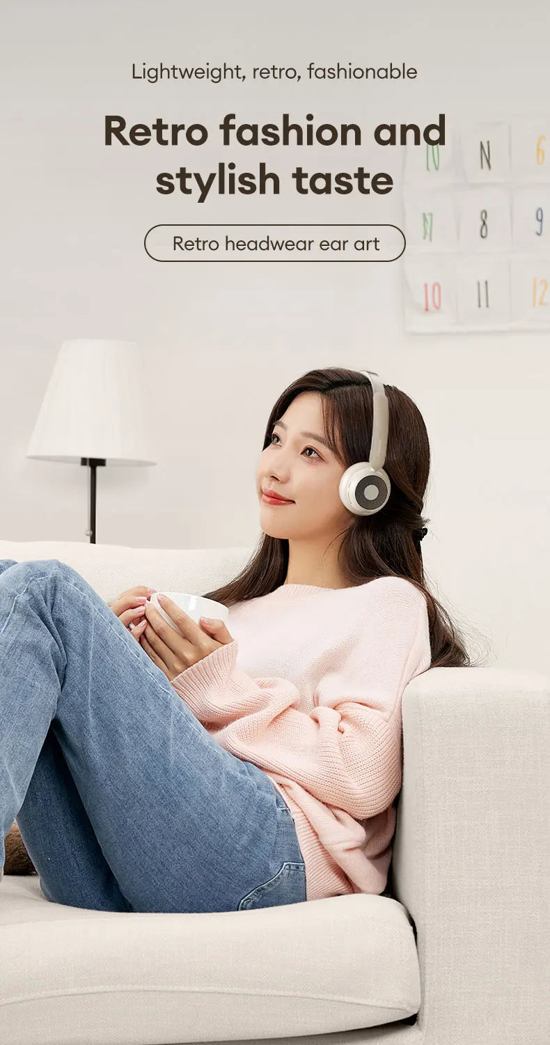 Choice Original Philips TAH1129 Bluetooth V5.4 Earphones Wireless Over The Ear Headset Noise Cancellation Gaming 60H Earbuds New