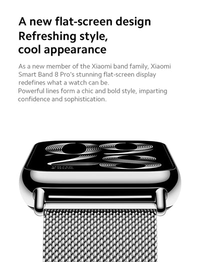 New world Premiere Global Version Xiaomi Smart Band 8 Pro 1.74”AMOLED display Built-in Up to 14-day battery life 5ATM Water