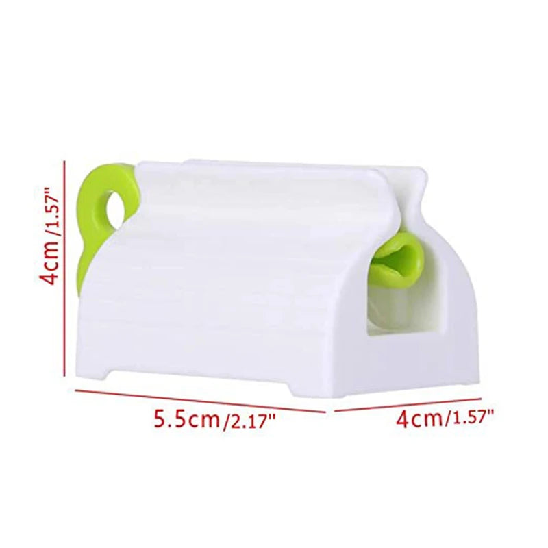 Toothpaste Holder Cleanser Squeezer Bathroom Accessories Set Rolling Toothpaste Squeezer Tube Toothpaste Dispenser