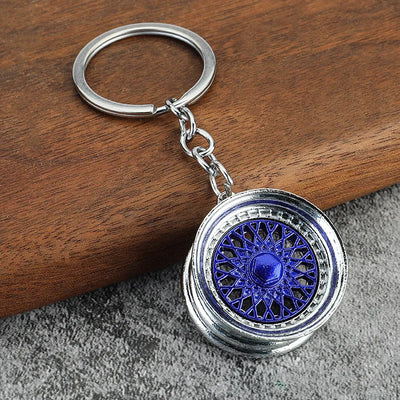 Creative Gear Head Keychain Speed Gearbox Keyring for Car Key Turbo Hub Brake Disc Pendant Shock Absorber Keys New Wholesale