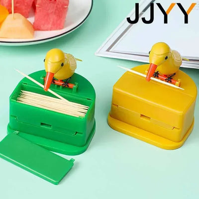 Toothpick Box Semi-automatic Toothpick Holder Home Personalized Creative Cotton Swab Box Toothpick Box Storage Box