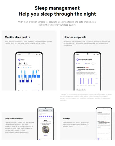Global Version Xiaomi Smart Band 9 1.62'' AMOLED Supports 150+ sports modes 21-day battery life* sleep SpO₂ monitoring* band