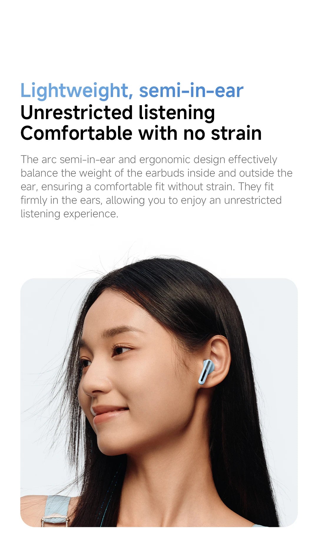 World Premiere Xiaomi Redmi buds 6 active 30 Hours long battery life Clear voice call headset Comfortable to wear earphone