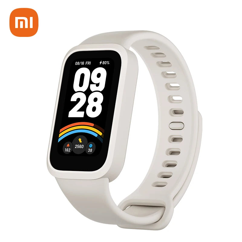 الإصدار العالمي من Xiaomi Smart Band 9 Active شاشة TFT مقاس 1.47 بوصة أكثر من 100 واجهة ساعة عمر بطارية يصل إلى 18 يومًا ومقاومة للماء حتى عمق 5ATM*