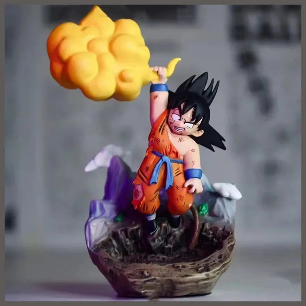 9cm Anime Dragon Ball Figures Evil Containment Wave Son Goku Action Figure Super Saiyan Pvc Statue Collectible Model Toys Gift