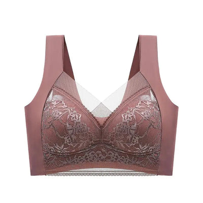 Plus Size Underwear For Women Seamless Push Up Bras Vest Sexy Lace Top Female Wireless Comfortable Braletter Sexy Lingerie