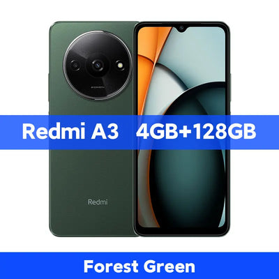 Global Version Xiaomi Redmi A3 Smartphone 64GB / 128GB ROM 6.71" Dot Drop display MediaTek Helio G36 5000mAh Battery 8MP Camera