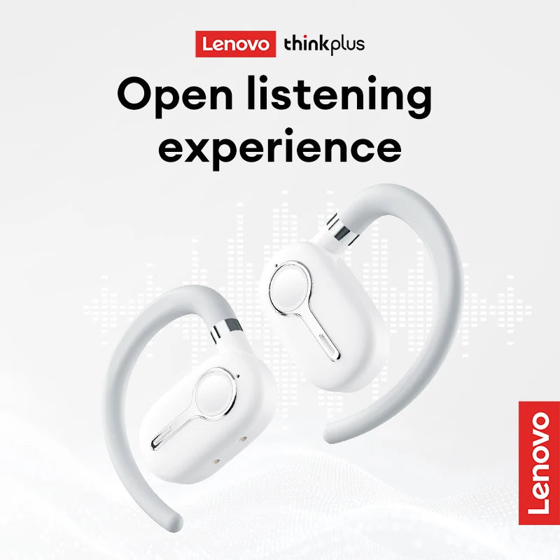 New Lenovo LP81 OWS Wireless Bluetooth V5.4 Headset 24H Ultra Long Battery Life Game Earbuds HiFi Sound Sports Headset With Mic