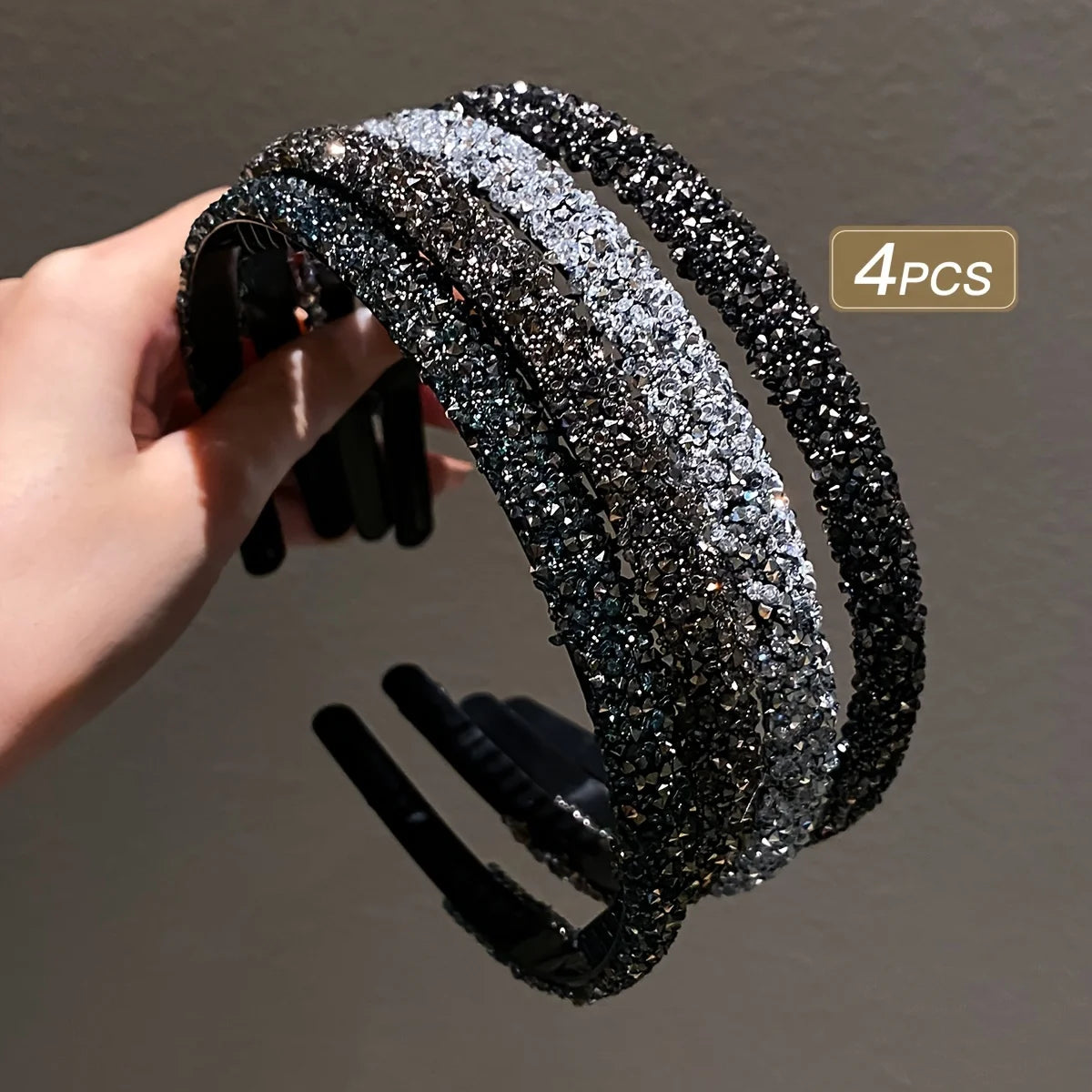 1/4 Girls Hair Accessories Black Toothed Hair Clips for Broken Hair