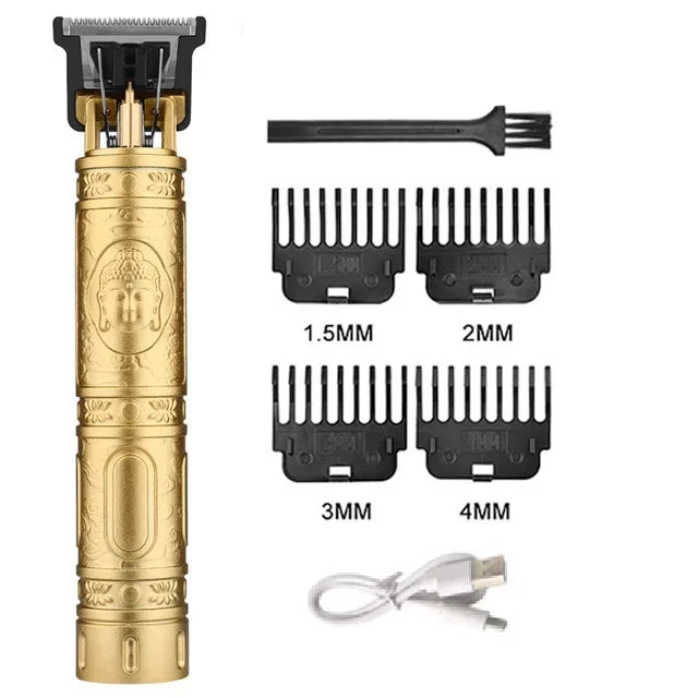 Vintage T9 Hair Cutting Machine Professional Hair Clipper Barber Men Hair Trimmer Shaver Electric Body Hair Beard Shaving